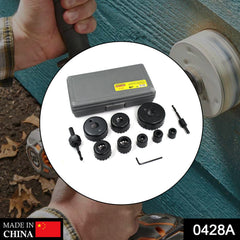 0428 A Hole Saw 11 Pc For Making Holes Over Walls For Types Of Purposes Etc. DeoDap