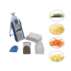 2904   Multi-Function Time Saving Vegetable Slicer Cutter + Julienne 5-in-1 Food Vegetable Potato Chopper, Garlic Grinder