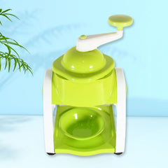8202 Miracle Small Plastic Ice Gola Maker Ice snowmaker Machine | Ice Crusher | Indoor Outdoor Manual With Steel Blade & Anti slip Grip (1 Pc)