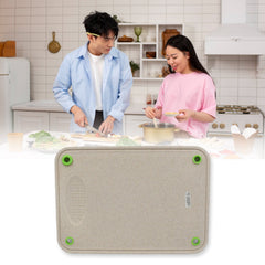 2400  Kitchen Chopping Board Household Double-sided Cutting Board Knife Board Vegetable Cutting and Fruit Multi-purpose Plastic Sticky Board Cutting board