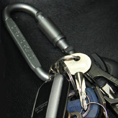 0440 Camping Equipment Aluminum Carabiner Hunting Survival Kit Lock Mountain Travel Accessories ( 1 pc ) DeoDap