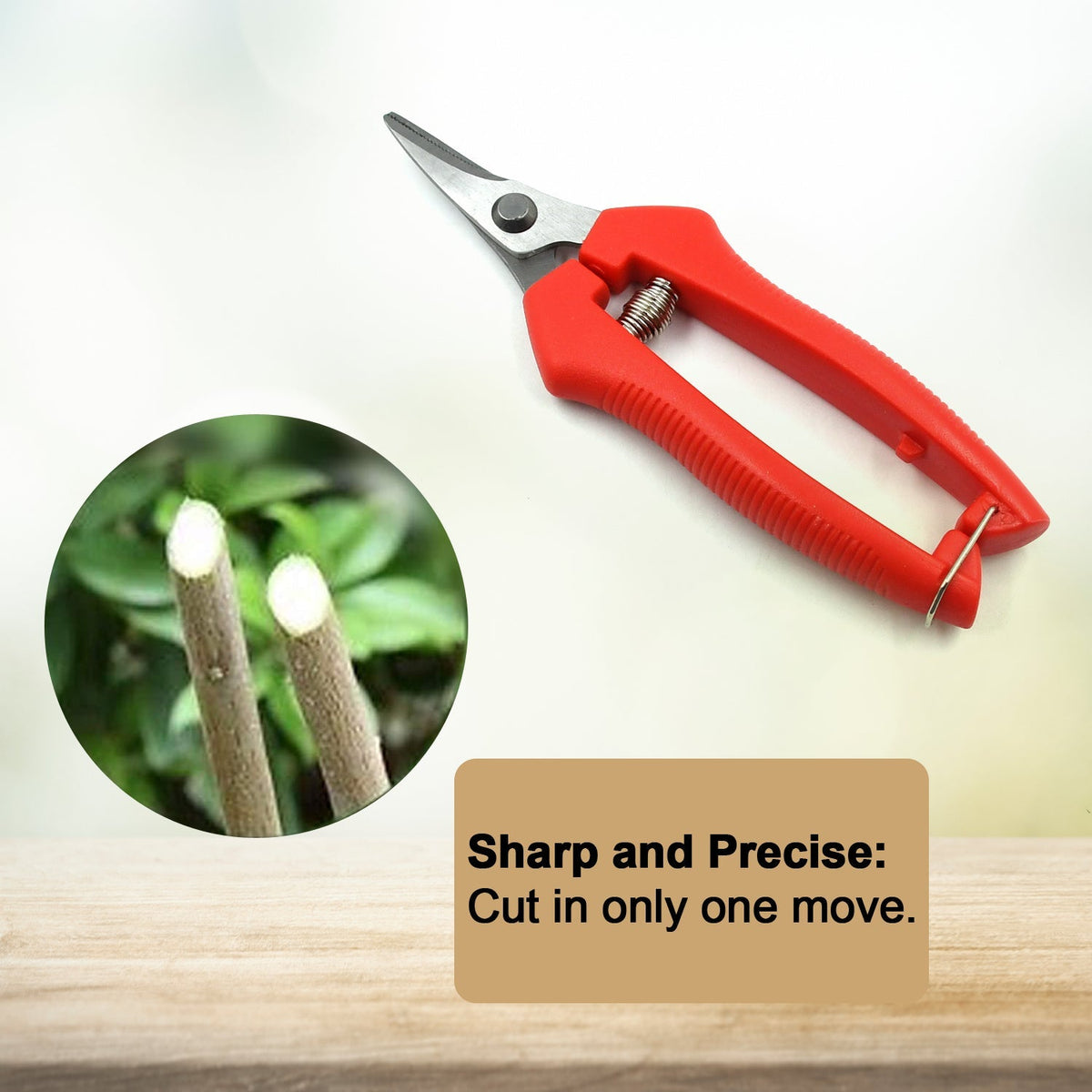 9135 Heavy Duty Stainless Steel Cutter, Nonƒ??slip Trimming Scissors Durable Not Easy To Wear for Gardening Pruning Of Fruit Trees Flowers and Plants