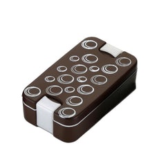 5330 Airtight Lunch Box 2 Compartment Lunch Box Leak Proof Food Grade Material Lunch Box Modern Appearance & Compact Lunch Box With Spoon DeoDap