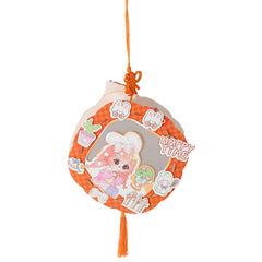 17507 DIY Traditional Lanterns Handmade Cartoon Paper Lanterns, Antique Portable Lantern Hollow-Out Projection Luminescent LED Lamp DIY Hanging Paper Lanterns for Festival Party Decor