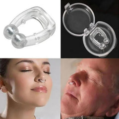0349 Anti Snore device for men and woman Silicone Magnetic Nose Clip For heavy Snoring sleeper, Snore Stopper, Anti Snoring Device (1 Pc)