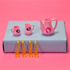 4459 ﻿Tickles Tea toy Set | Coffee Kitchen Plastic Set Toy for Kids, Boys & Girls (15Pcs) DeoDap