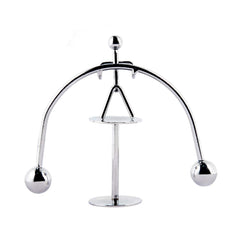 7850 Mini Steel Balance Toy, Small Weightlifter Mold Desk Decor Metal Craft Perpetual Balance Art Education Motion Toy Figurine Home Office Decoration Birthday Gift (1 Pc)