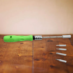 1591   30 IN 1 MINI SCREWDRIVER BITS SET WITH MAGNETIC FLEXIBLE EXTENSION ROD