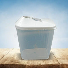 5741 Plastic Storage Container Easy Flow Storage Container, Grocery Containers Storage Jars Rice, Pulses, Spices, dry fruits, snacks Airtight Food Storage Container For Kitchen, 1500 ml