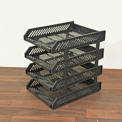 8865 File Cabinets Storage Rack Magazine Newspaper Rack Filing Cabinet, Four-Layer File Rack, Stacking Rack, Desktop File Storage Rack, Office Data File Rack Drawer Type Classification Cabinet Desktop File Holder Organizer for Office (4 Layer)