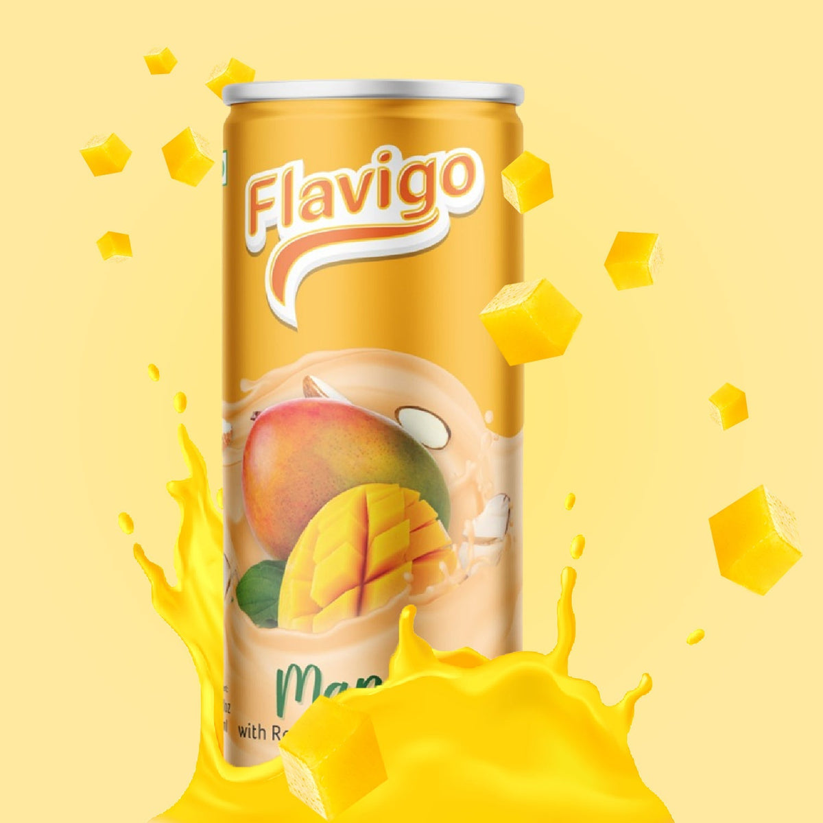 1011 Flavigo Mango Ice Cream Milkshake (180Ml) | Ice cream shakes DeoDap