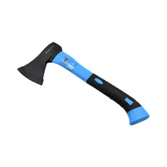 0652  Gardening Tools 787Gm Hatchet Axe Fiberglass Body Rubberized Handle Wood Cutting Axe, Camping Axe, Safety Axe