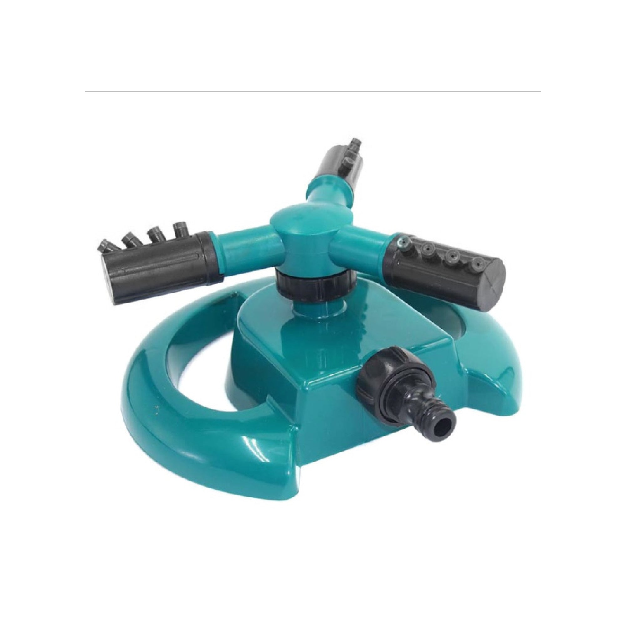 1677 3 Arm 360???ø Sector Rotating Water Sprinkler Garden Pipe Hose Irrigation Yard DeoDap