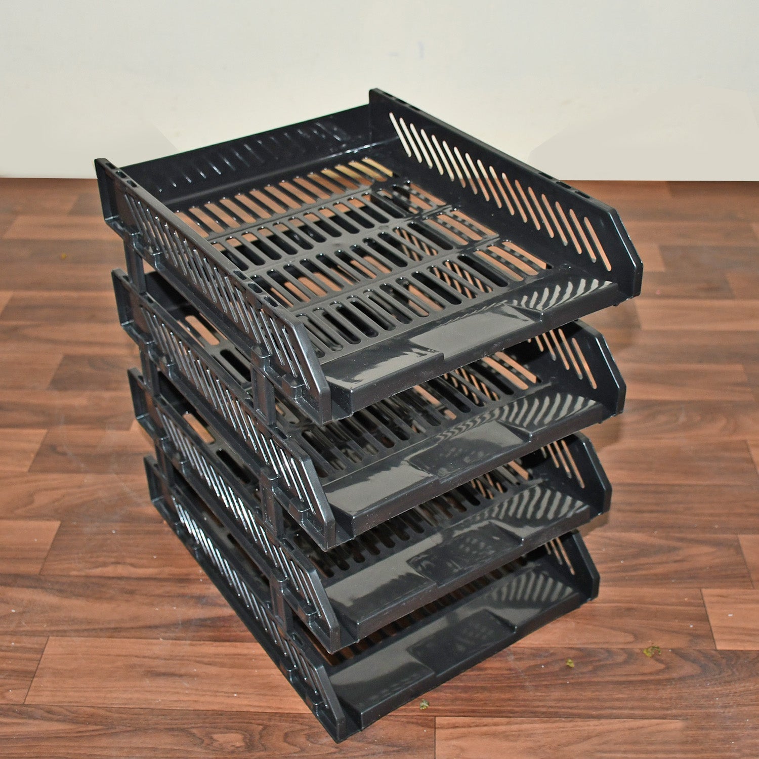 8865 File Cabinets Storage Rack Magazine Newspaper Rack Filing Cabinet, Four-Layer File Rack, Stacking Rack, Desktop File Storage Rack, Office Data File Rack Drawer Type Classification Cabinet Desktop File Holder Organizer for Office (4 Layer)
