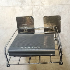 1582 Stainless Steel Wall Mount Set Top Box Stand DeoDap