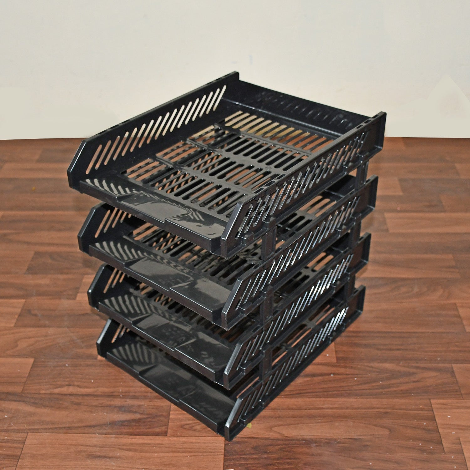 8865 File Cabinets Storage Rack Magazine Newspaper Rack Filing Cabinet, Four-Layer File Rack, Stacking Rack, Desktop File Storage Rack, Office Data File Rack Drawer Type Classification Cabinet Desktop File Holder Organizer for Office (4 Layer)