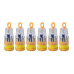 9109 (Set of 6pc) Screwdriver Set, Steel 16 in 1 with 15 Screwdriver Bits, Professional Magnetic Driver Set DeoDap