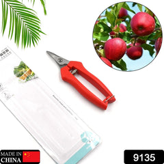 9135 Heavy Duty Stainless Steel Cutter, Nonƒ??slip Trimming Scissors Durable Not Easy To Wear for Gardening Pruning Of Fruit Trees Flowers and Plants