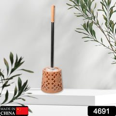 4691  Toilet Brushes/Toilet Holders Toilet Brush Set Toilet  Cleaning Brush Household with Base Wash Toilet Brush No Dead Angle Cleaning Set Household Cleaning Tools DeoDap