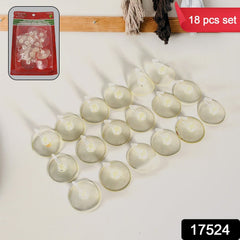 17524 Transparent Rubber Vacuum Sucker Hooks Hanger Strong Suction Cup Bathroom Kitchen Window Wall Accessories (18 Pcs Set)
