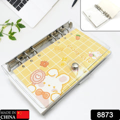 8873 Cute Journal Diary, Notebook for Women Men Memo Notepad Sketchbook with Durable Hardcover & 100 Pages Writing Journal for Journaling Notes Study School Work Boys Girls, Stationery (169x96MM)